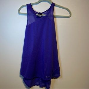 Nike purple tank top size xl